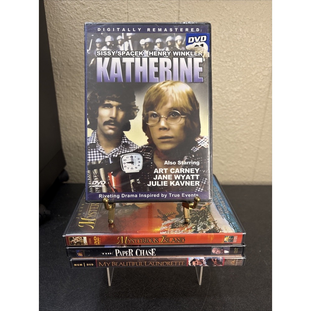 Lot of 4 DVDs~Katherine~Mysterious Island~The Paper Chase~My Beautiful Laundrett